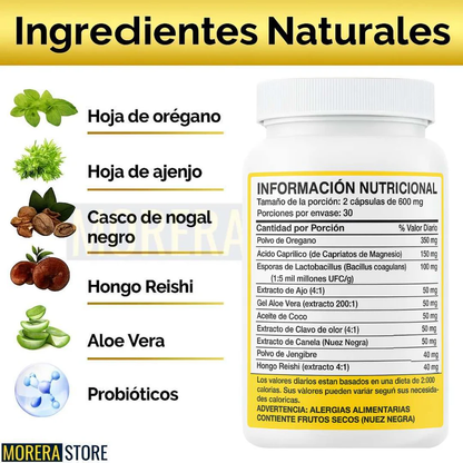 CANDIDA CLEANSE ORIGINAL- 60 CAPSULAS